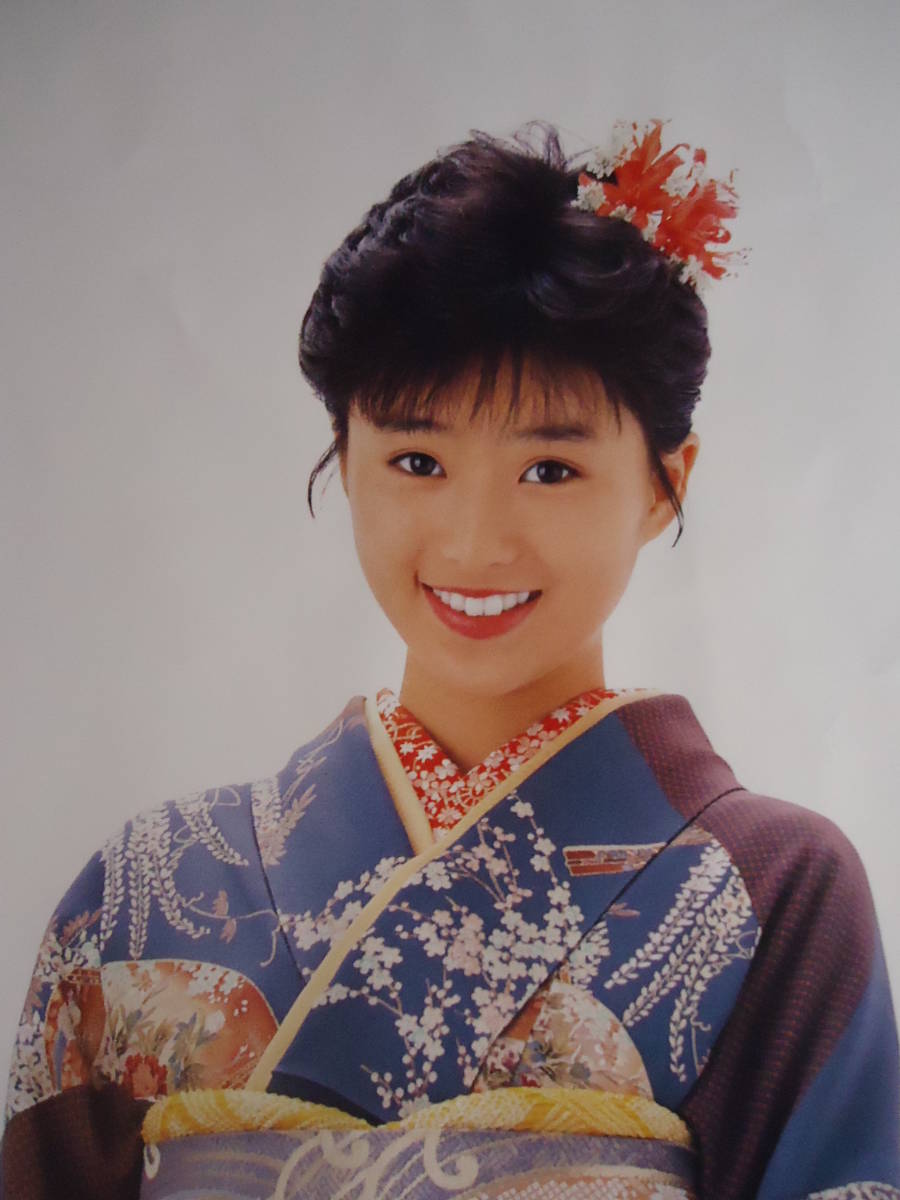 やや傷や汚れあり】1696◇酒井法子 B2ポスター 夢冒険 NORIKO SPECIAL