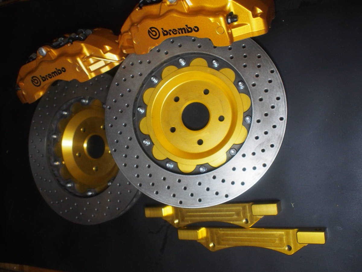 【中古】10系 レクサスRX ブレンボブレーキキット ♪ レクサス LEXUS TRD brembo ブレンボ 8POT 4POT