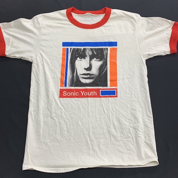 90s HYSTERICS × Sonic Youth リンガー 白 Tシャツ 90s HYSTERICS × Sonic Youth リンガー 白 Tシャツ(ソニック