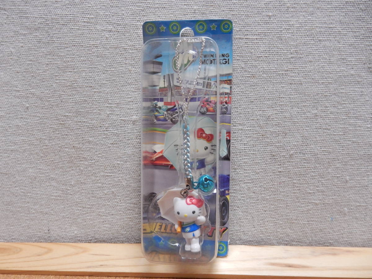 未使用】ハローキティ ツインリンクもてぎ限定 レースクイーン根付 未