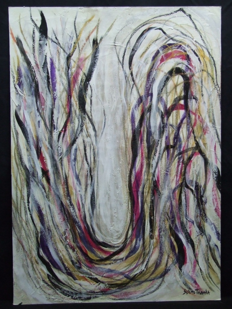 田村誠司(全日本美術協会委員)内閣総理大臣賞受賞作家画、約F3号(A4