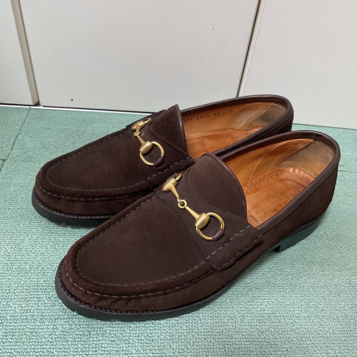 美品GUCCIビットローファー5Cオールブラック 靴