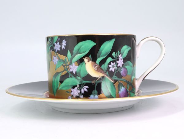 横浜増田窯Masudaデミタスカップ＆ソーサー （ヨコハマ・イヤー 