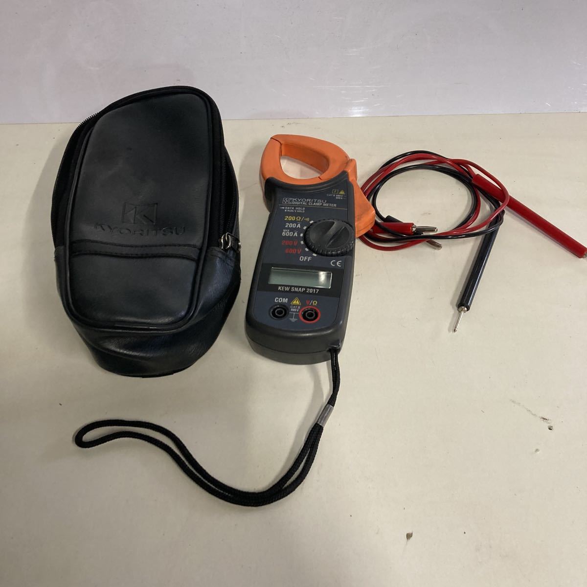【目立った傷や汚れなし】KYORITSU 共立 キョーリツ デジタル クランプメーター 2017 KEW SNAP 2017 DIGITAL