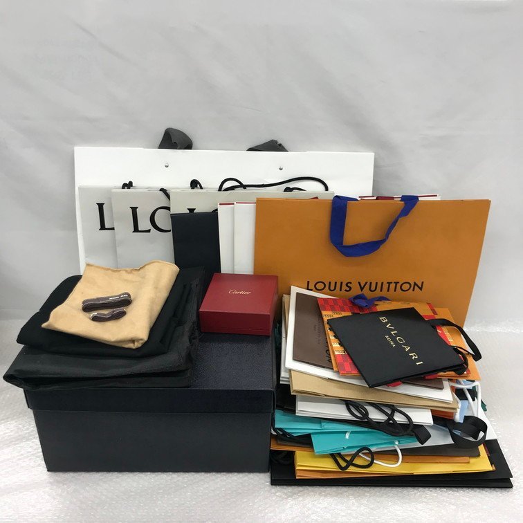 ブランド空箱、布袋などおまとめ エルメス シャネル ヴィトンなど大量