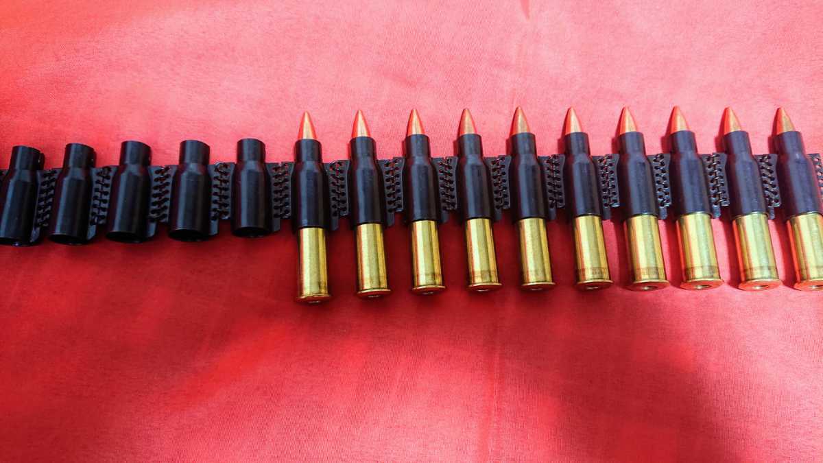 pkm pkp用 7.62×54R 実物15連ベルトリンク pkm pkp用 7.62×54R 実物15連ベルトリンク TWI - 7.62 x 54R Dummy