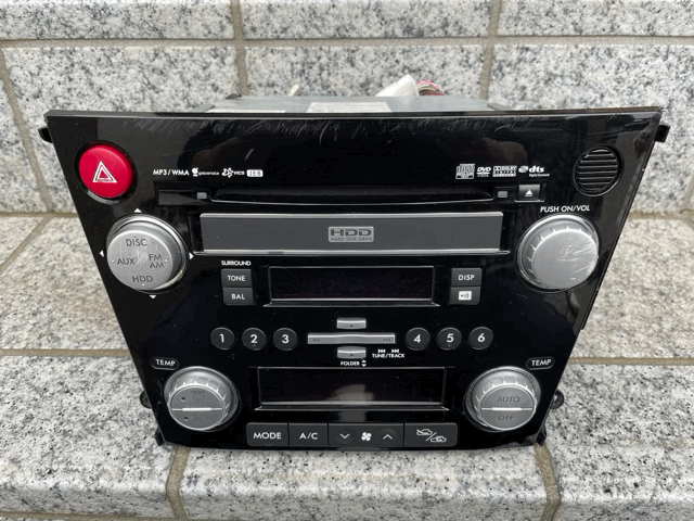 レガシィ BP5 BL5 オーディオパネル 2DIN エアコンパネル 完動品