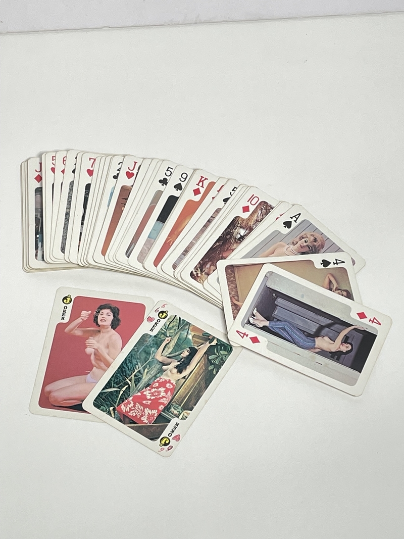 未開封54枚　開封54枚 2セット分　セクシー トランプ ヌードトランプ 未開封 観賞用 セット 貴重 ヌード トランプ カード アダルト 未開封