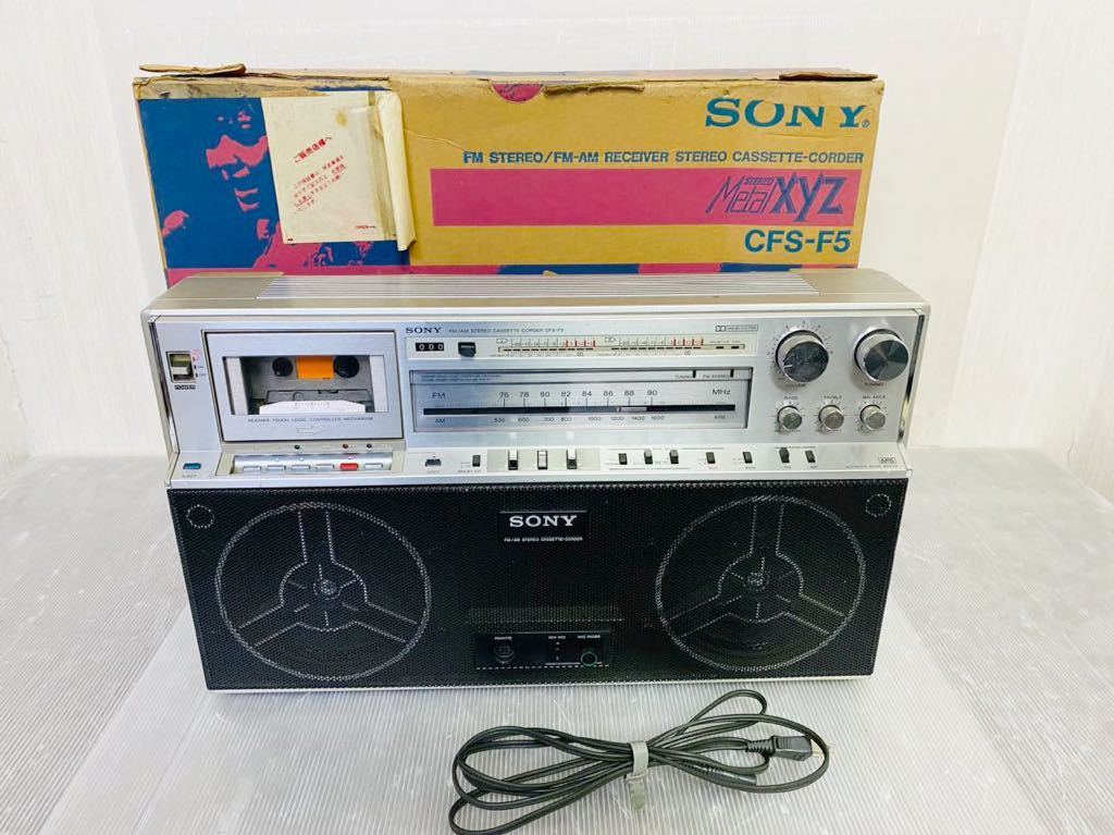 SONY CFS-F5 ステレオカセットレコーダー　未使用新品未開封 SONY CFS-F5 ステレオカセットレコーダー 未使用新品未開封 2025年最新