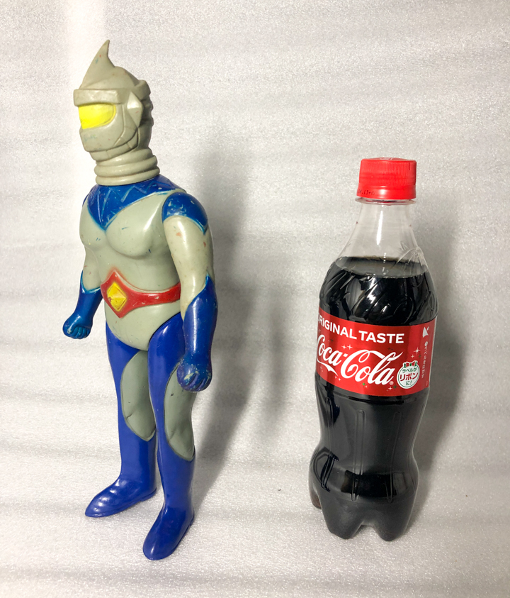 昭和レトロ　ブルマァク　ミラーマン（パイロット版）ソフビ ブルマァク ミラーマン パイロット版 ソフビフィギュア 36cm 円谷プロ