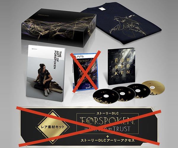 未使用】※ゲームソフト無し (PS5)FORSPOKEN Limited Edition（フォー 