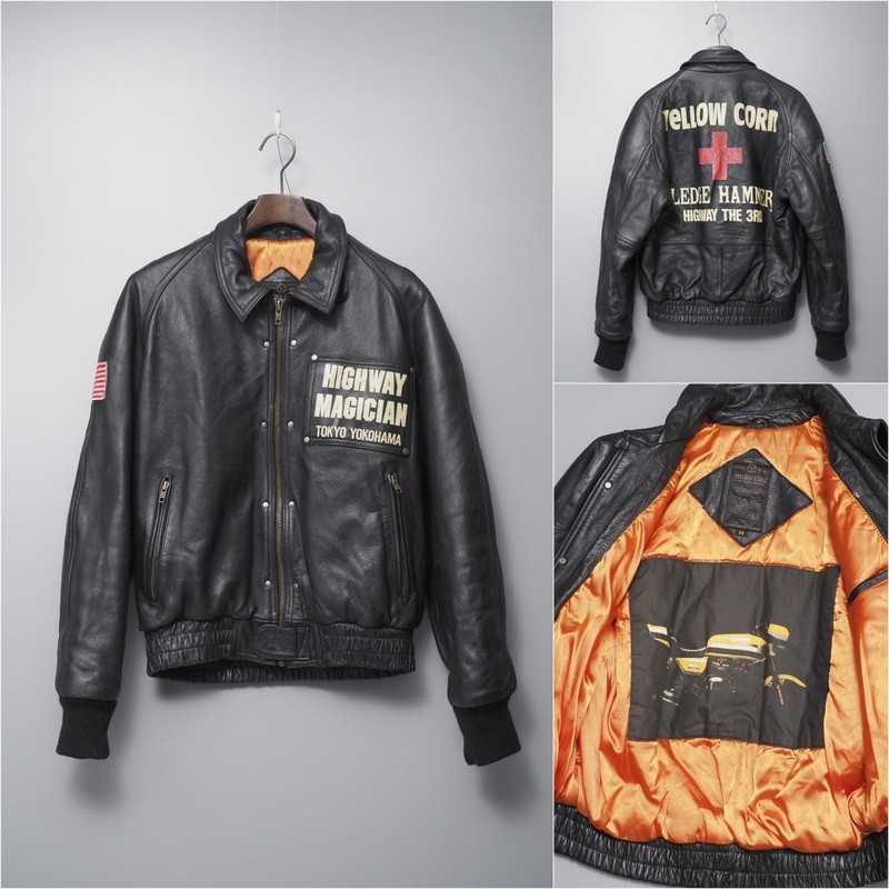 イエローコーン やや傷や汚れあり】TF3584◎YeLLOW CORN イエローコーン メンズM