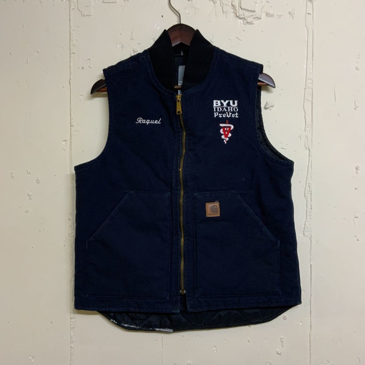 00s carhartt カーハート ダックベスト MDT ネイビー 中古・古着通販】CarHartt (カーハート) ダックベスト ネイビー