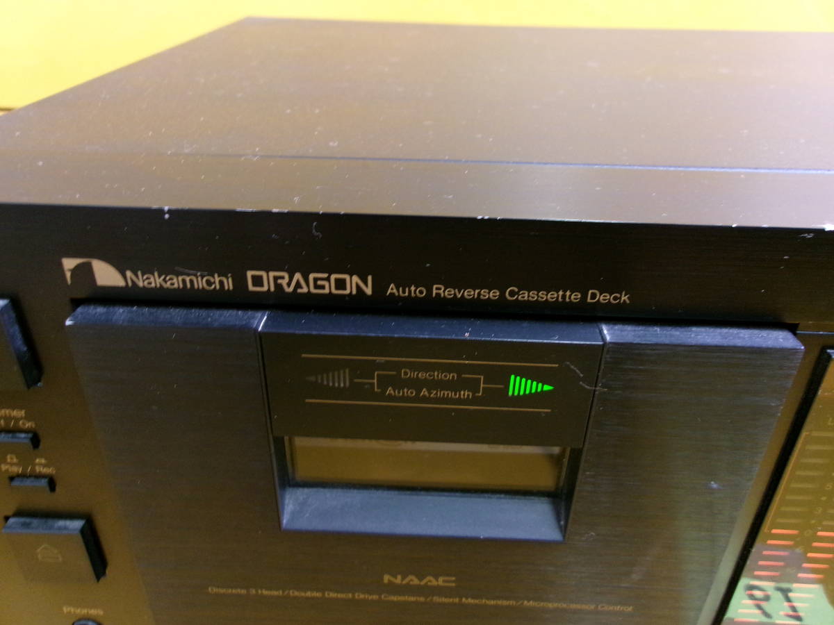 ナカミチ ドラゴン カセットデッキ ジャンク Nakamichi DRAGON 整備済みNakamichi DRAGON極上品ナカミチ ドラゴン ナカミチの考察
