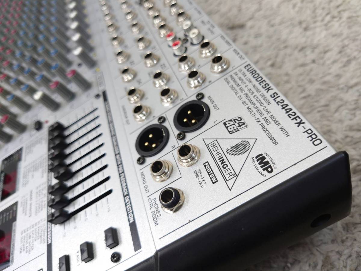 BEHRINGER EURODESK SL2442FX-PROアナログミキサー Behringer | Product | SL2442FX-PRO