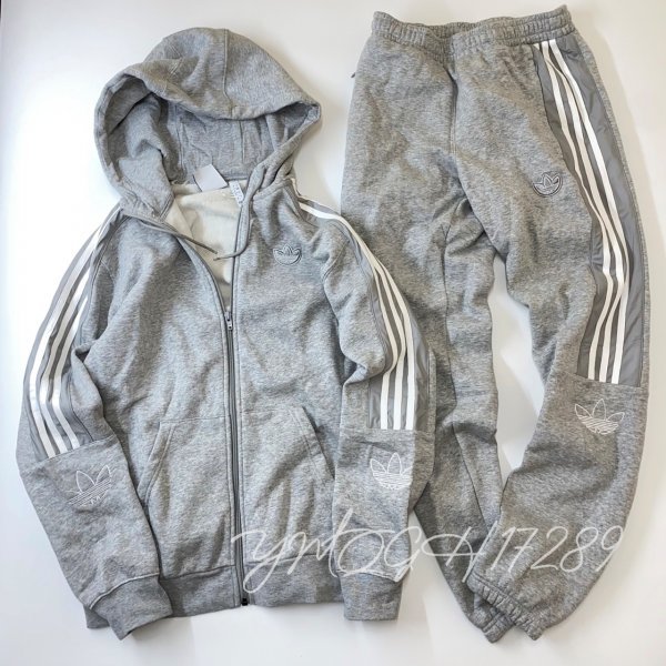 【未使用】adidas originals アディダスオリジナルス 裏起毛 パーカー & スウェットパンツ 上下 セット ED4694 ...