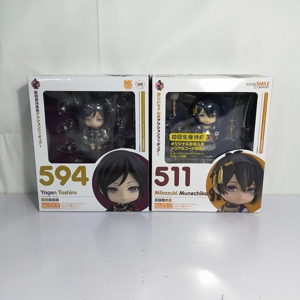 セット【未開封】ねんどろいど 三日月宗近 鶴丸国永 刀ステ 予約開始]『刀剣乱舞』「鶴丸国永」「三日月宗近」が1/8スケール