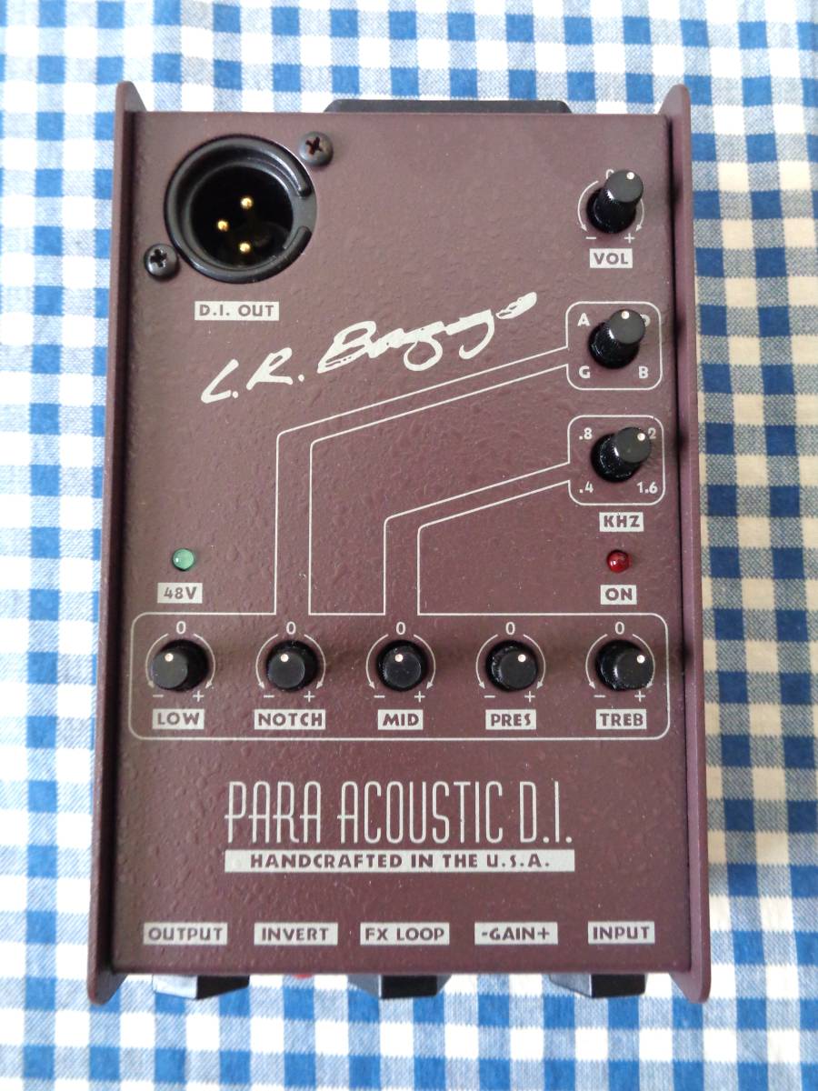 日本語説明書・箱付】L.R.BAGGS Para Acoustic D.I.