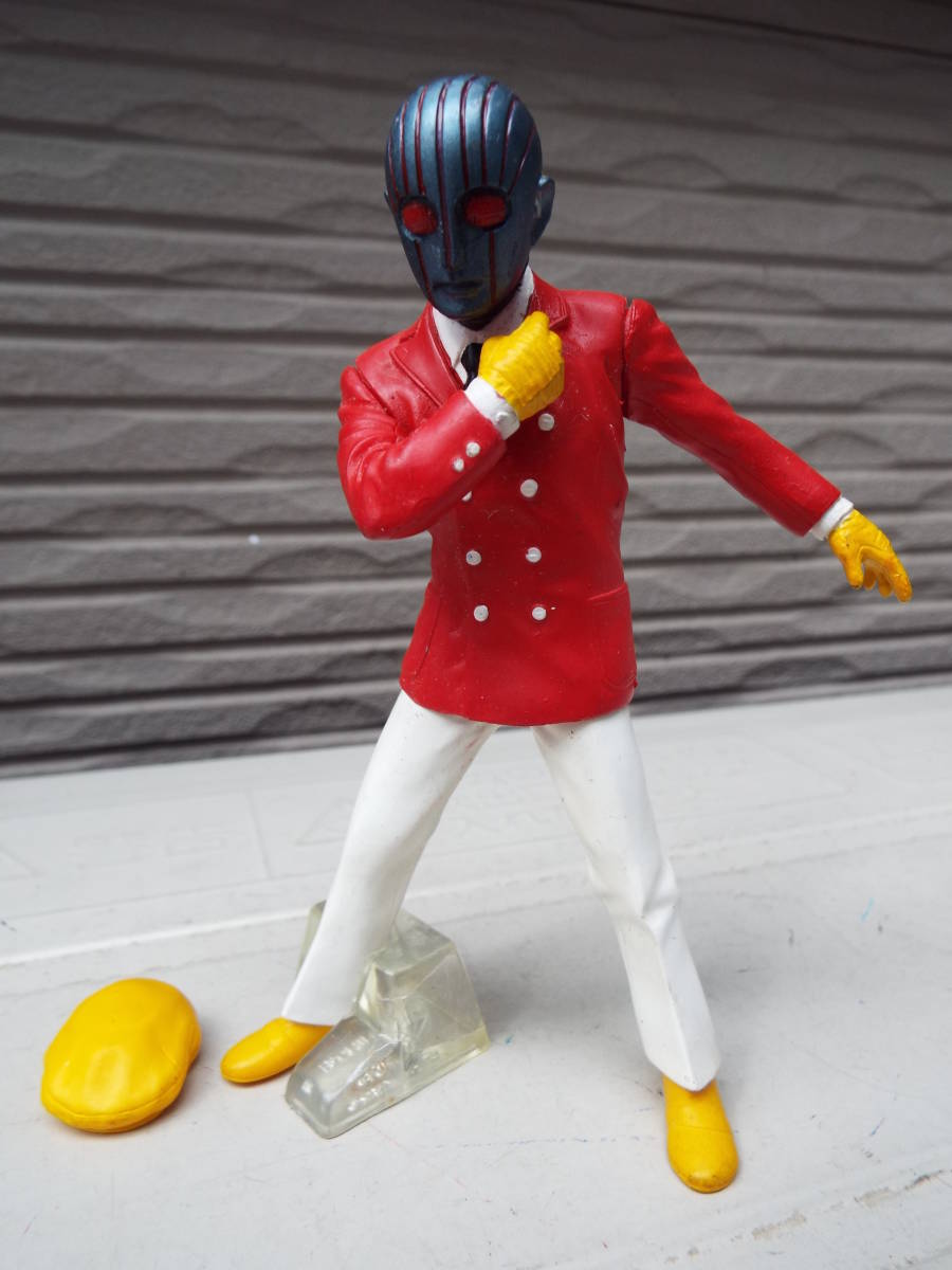 やや傷や汚れあり】ロボット刑事Kのフィギュア中古。帽子着脱可能