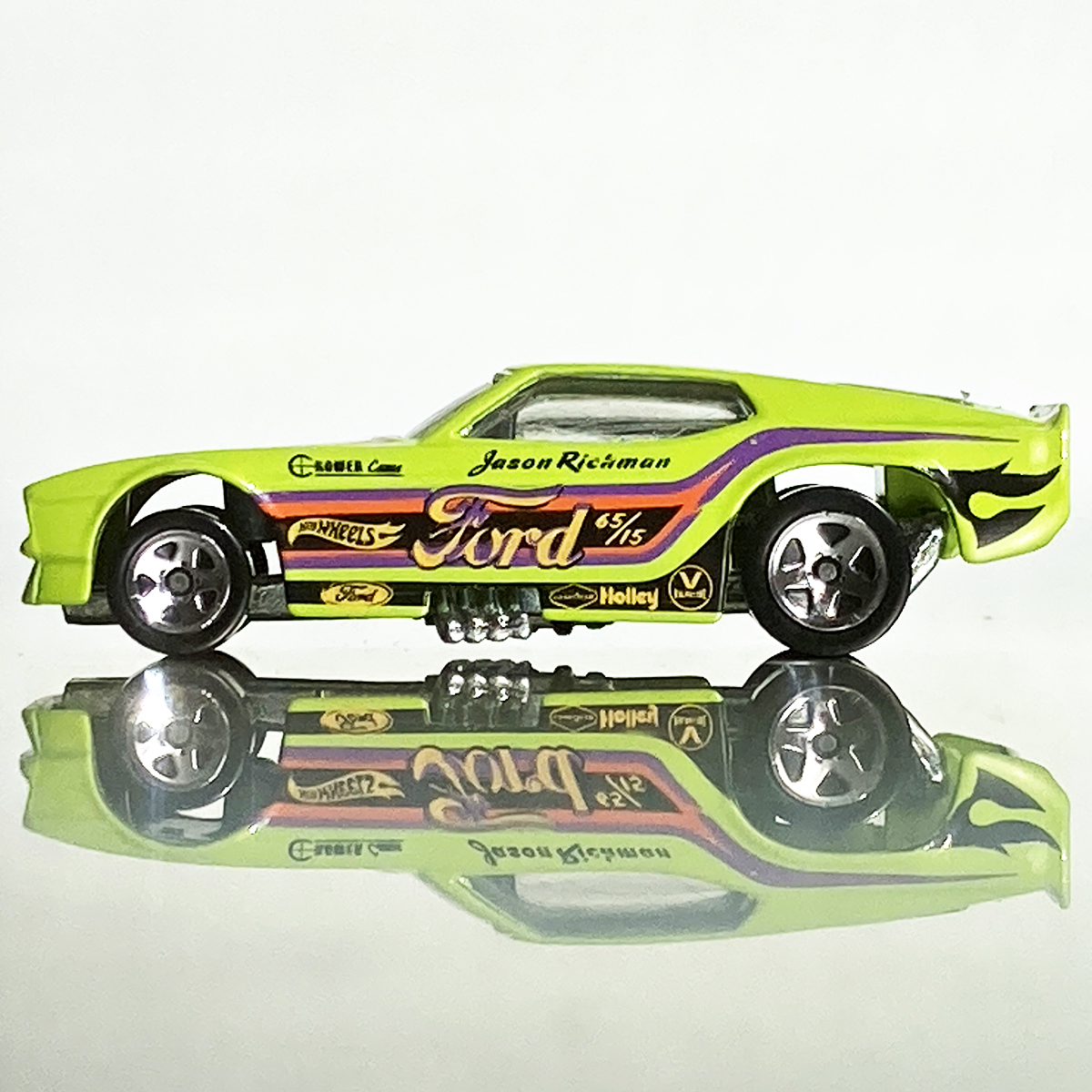 目立った傷や汚れなし】1/64 ホットウィール 1971 マスタング ファニー
