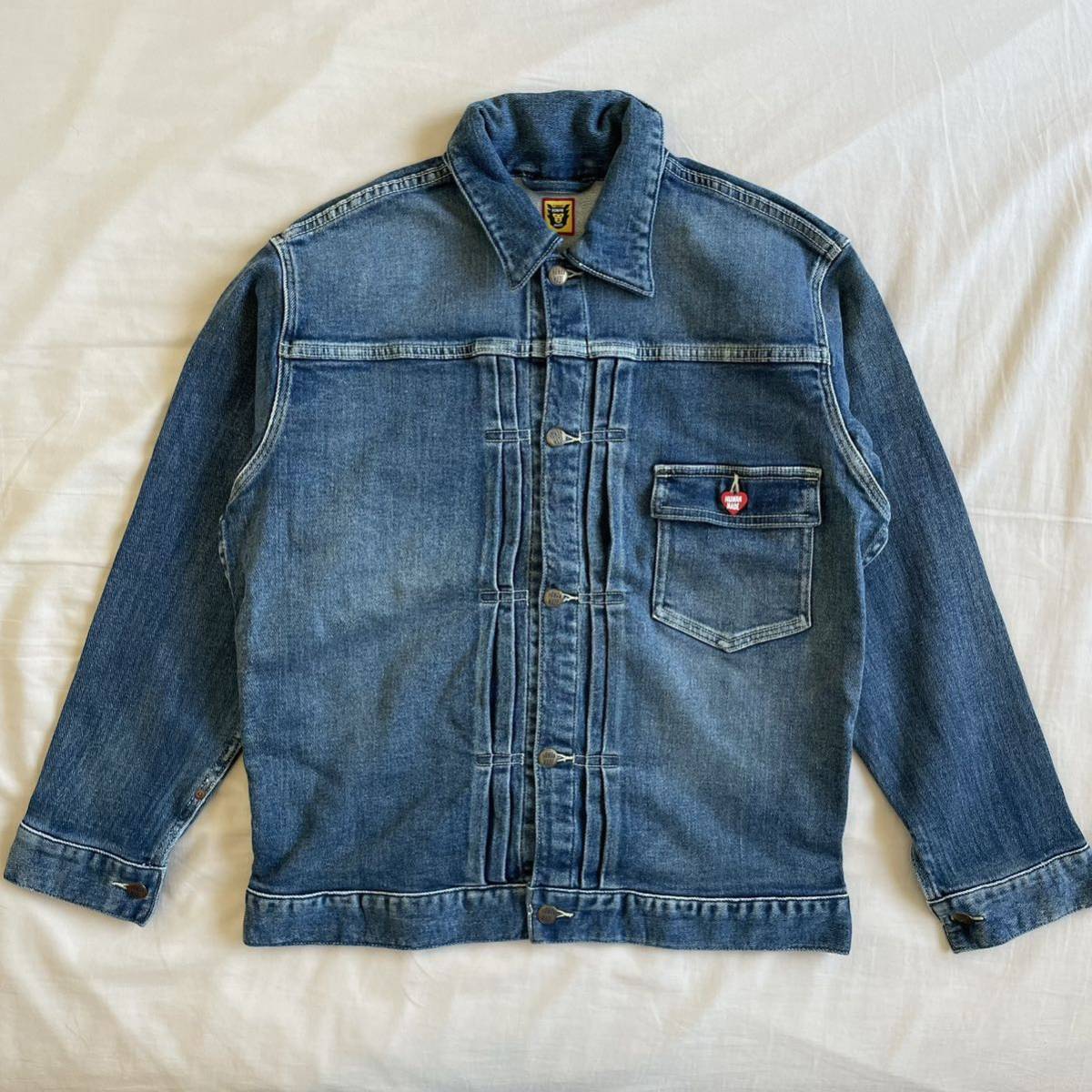 目立った傷や汚れなし】【21AW】HUMAN MADE Relax Work Denim Jacket L