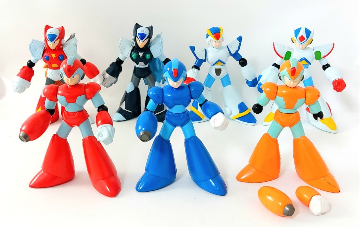 未開封食玩 スーパーマックスロックマン マッスルパワーロックマン 4個セット 買取】ロックマンX 食玩 まとめ マッスルパワーロックマン ゼロ