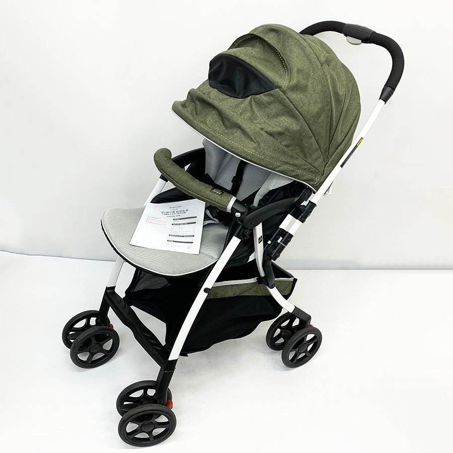 美品】ベビーカー 西松屋 デ・ヨーネ レジェ デニム