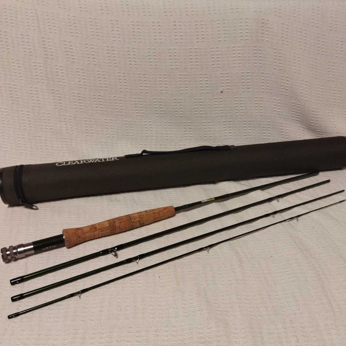 【やや傷や汚れあり】ORVIS CLEARWATER FLY ROD 7044 7’0” ＃4 オービス クリアウォーター 4ピース パック
