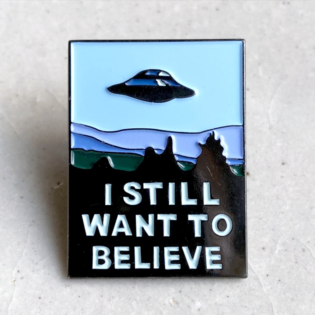 【未使用】UFO Xファイルのポスター I STILL WANT TO BELIEVE ピンバッジ ピンズ バッチ ブローチ 海外ドラマ 映画 SFの落札情報詳細 ヤフオク落札価格検索
