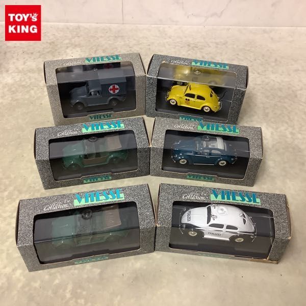 Volkswagen Coccinelle 1958 – Vitesse 1/43 – Couleur Grise – Zamak (Portugal)
