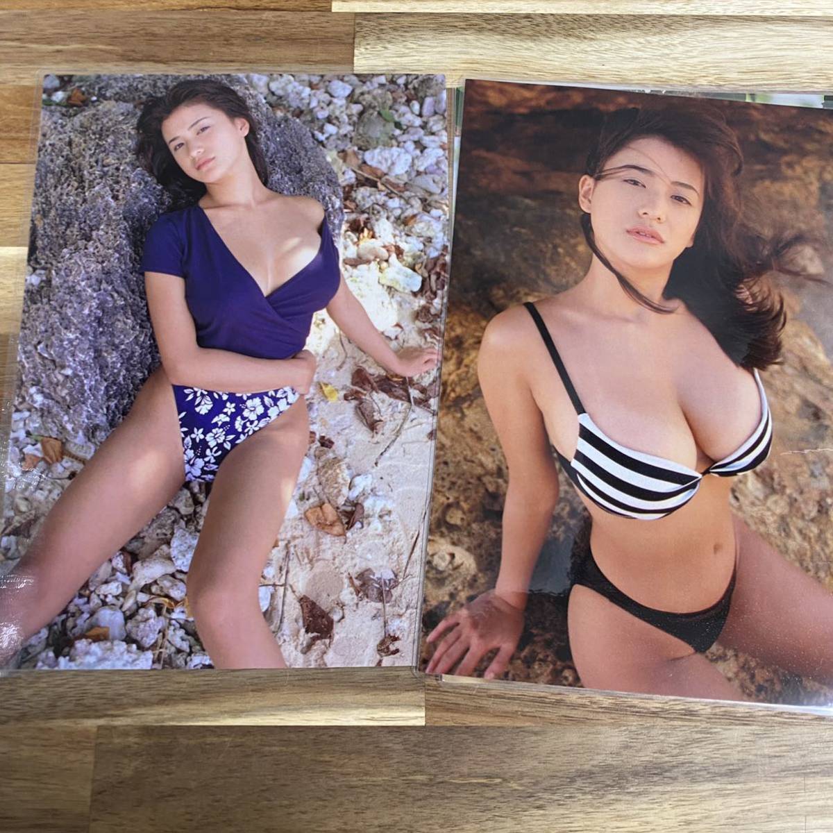 目立った傷や汚れなし】青木裕子/1996年/雑誌切り抜き/ラミネート加工