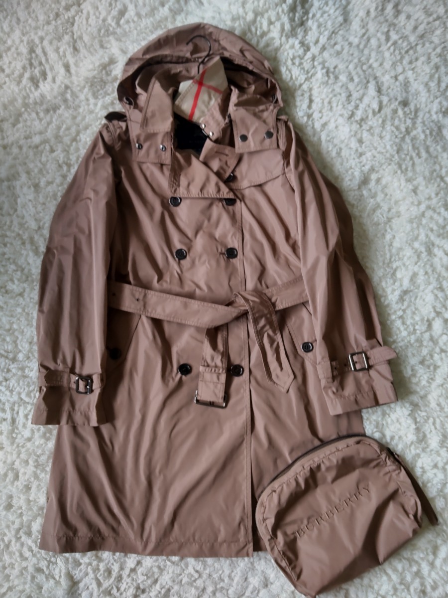 良品✨バーバリーロンドン　トレンチコート　40 メガチェック　ベルト　撥水性 良品✨バーバリーロンドン トレンチコート 40 メガチェック