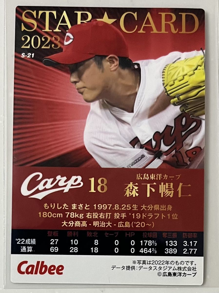 プロ野球チップス2023 森下まさと（広島東洋カープ - 【2024プロ