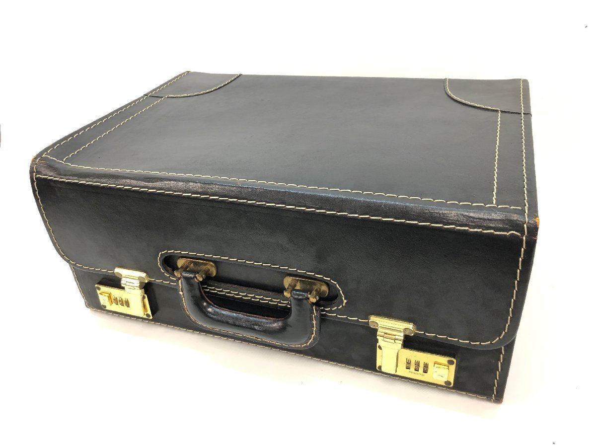 中古】即決☆PRESTO☆ウッドアタッシュケース プレスト メンズ 黄色