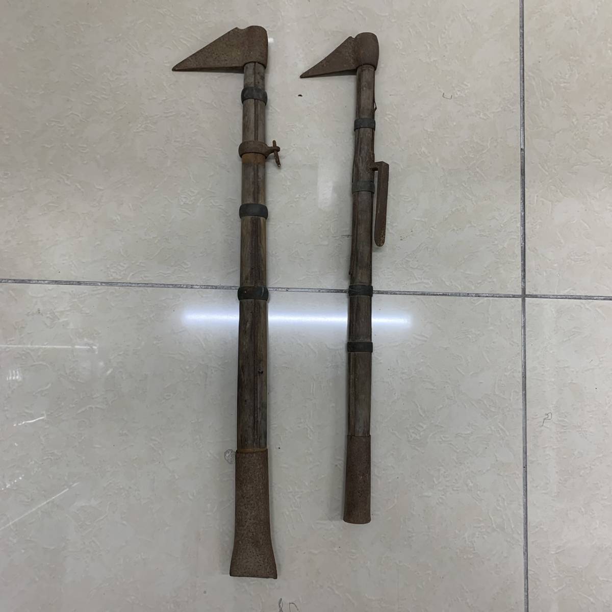 稀少】鳶口（折り畳めます）江戸時代 火消し 骨董 消防 新