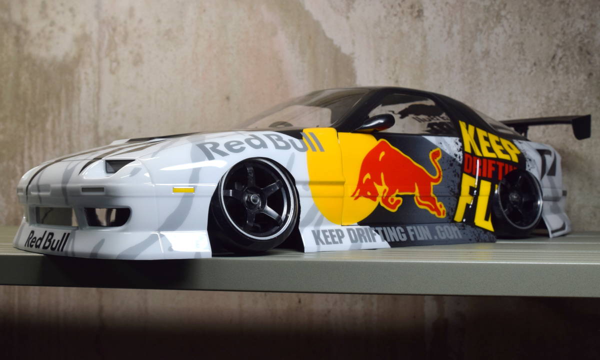 未使用】希少 Yokomo 『 FC3S RX-7 SAMURAI PROJECT 』Red bull / NFS