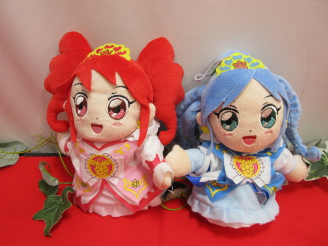 ふしぎ星のふたご姫 レイン ぬいぐるみ ふたご姫 パペット 目立った傷や汚れなし】【OH5405/6】当時物♪ ふしぎ星のふたご姫