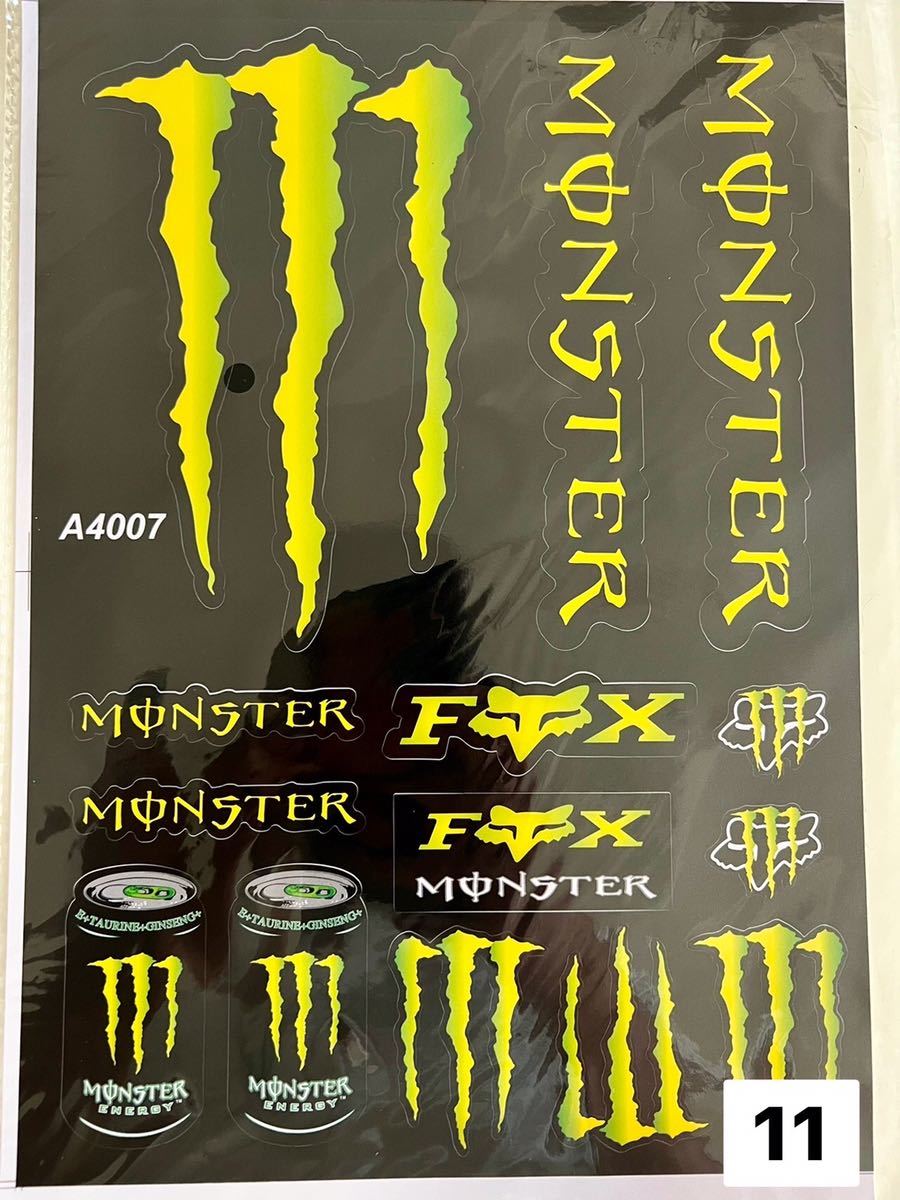 モンスター レッドブル ステッカー アクセサリー 【公式通販】