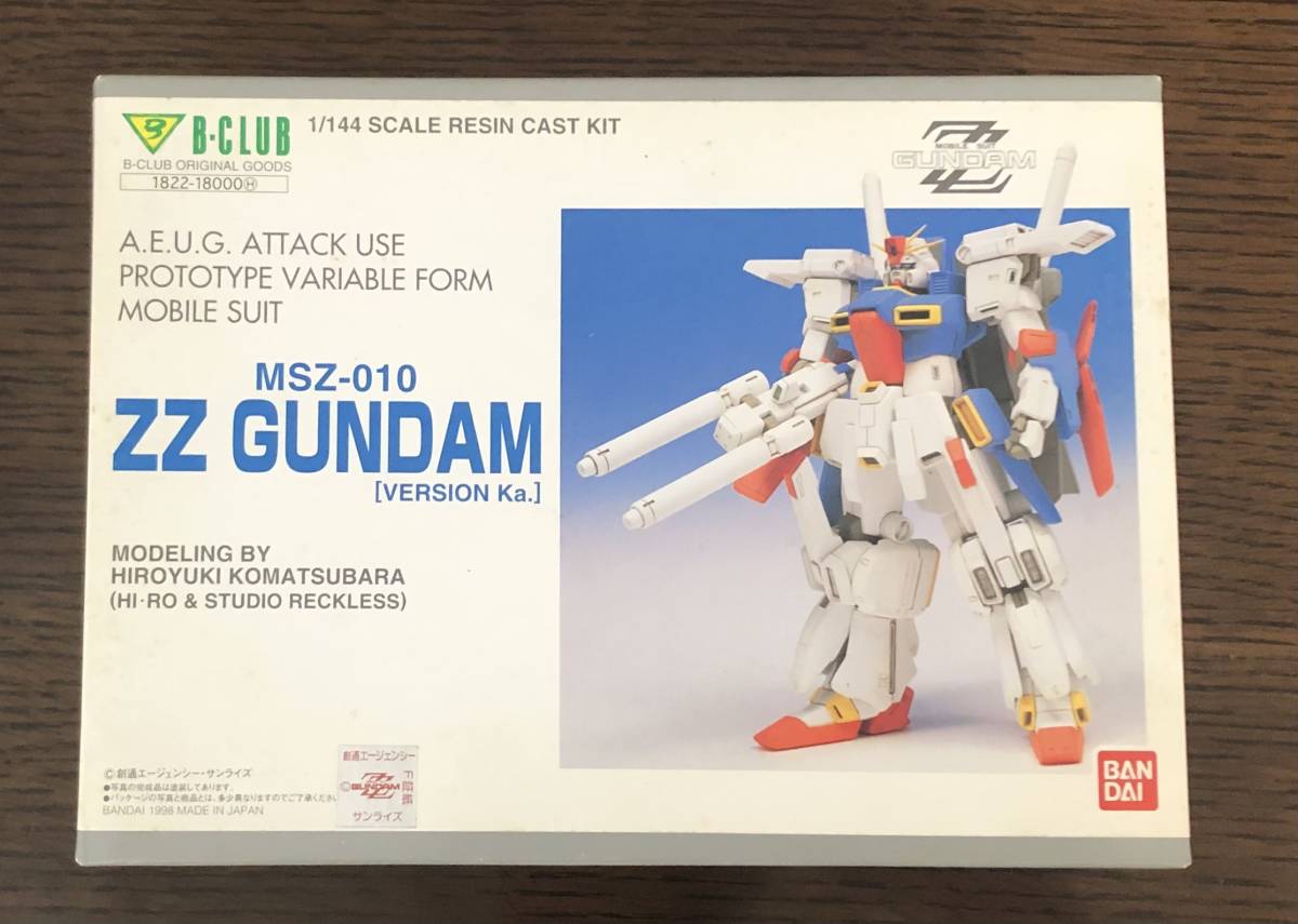 B-CLUB ZZガンダム Ver.Ka レジンキット 未使用】B-CLUB ZZガンダム Ver.Ka 小松原博之 RECKLESS レジン
