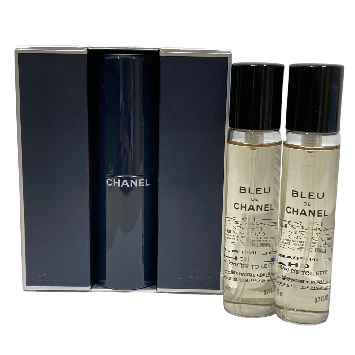 【やや傷や汚れあり】CHANEL シャネル BLEU DE CHANEL ブルードゥシャネル トラベル スプレー Parfum パルファム