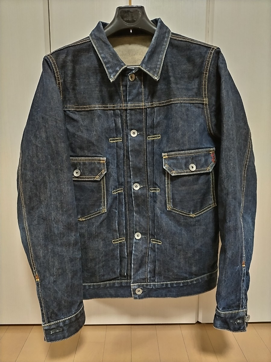 【目立った傷や汚れなし】IRON HEART アイアンハート セカンドタイプデニムジャケット Gジャン 海外限定 12オンス Mの落札情報詳細