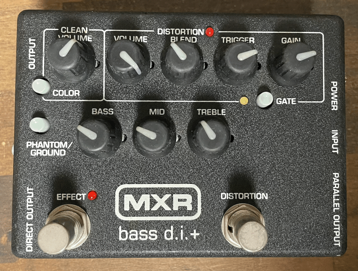 限定色 MXR M-80 Bass D.I.+ベースプリアンプ シルバー m80 MXR M80