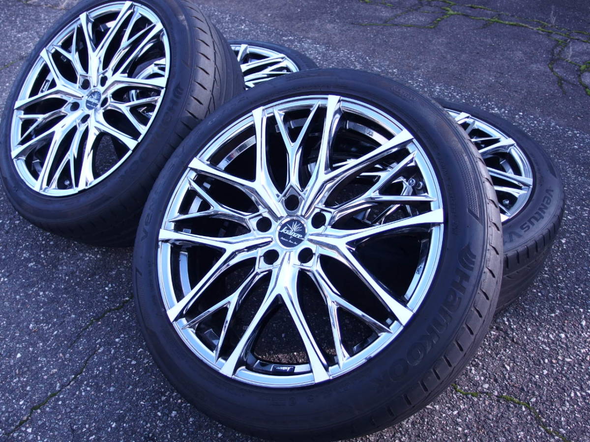 ホイール4本セット WEDS　クレンツェ　ヴィシュヌEVO アルファード　ヴェルファイア エスティマ等に 8.5J-19+44 114.3 5H  クレンツェヴィシュヌ17インチアルミホイール 送料無料] 4本価格