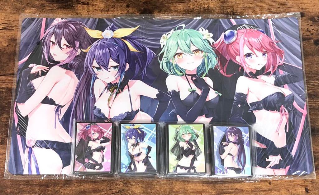 新品】プレイマット 遊戯王 ARC-V 柊 柚子 セレナ 黒咲 瑠璃 リンの