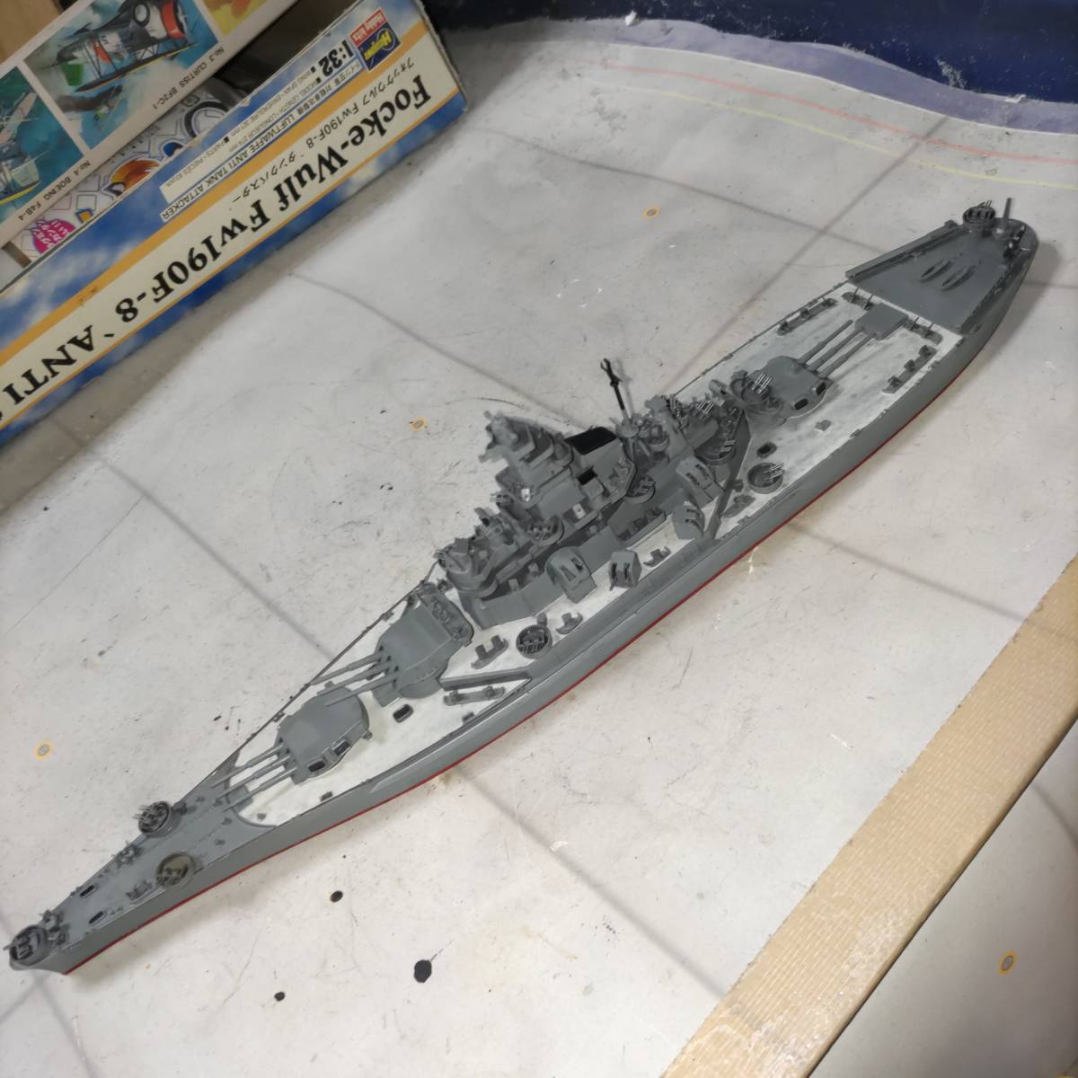 1/700 アメリカ戦艦「サウスダコタ」完成品 豊穣