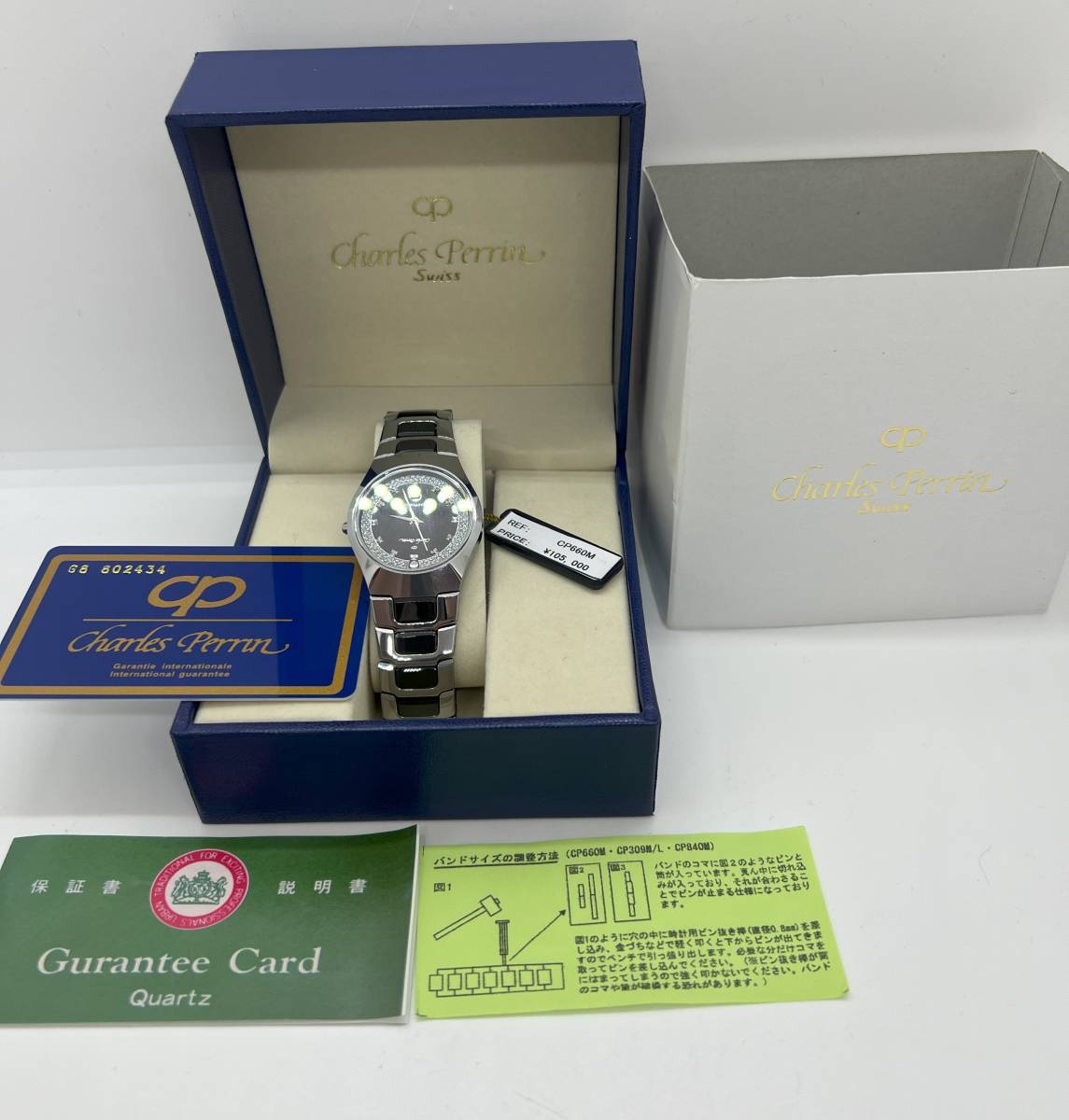 Charles いやらしい Perrin 腕時計 新品未使用 CP660M 