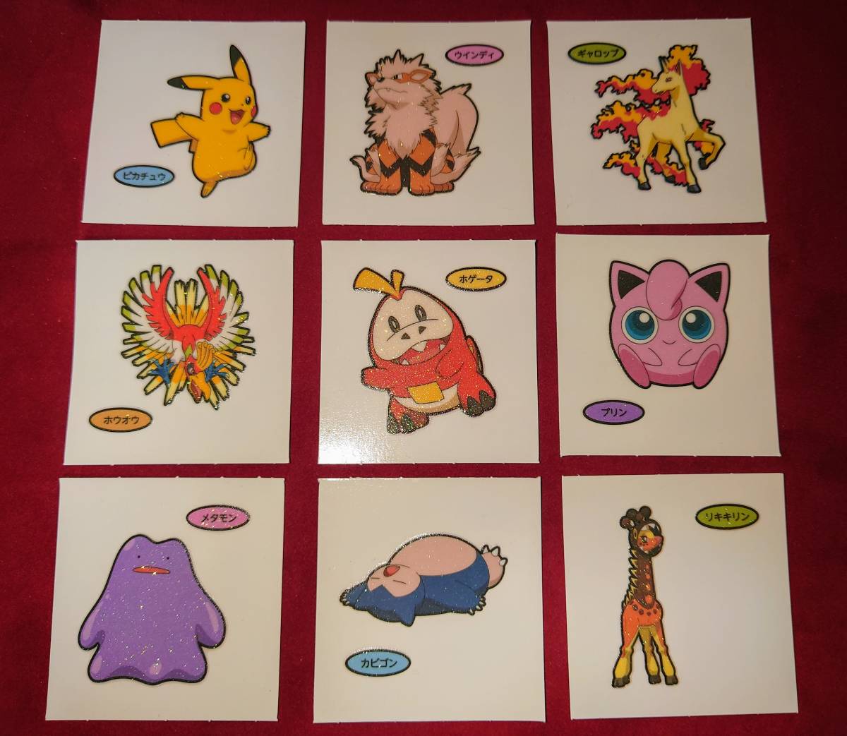 韓国ポケモンパンシール ポケモンシール デコキャラシール 192枚
