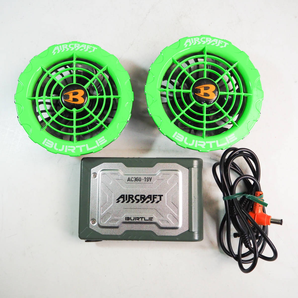 BURTLE AC370 FAN UNIT 19Vとバッテリー