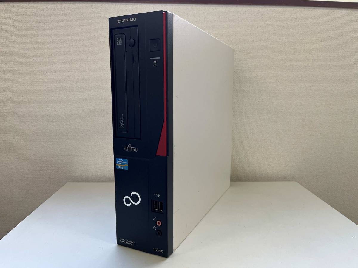 富士通： ESPRIMO D551/DX 250GB 2GB 楽天市場】Windows7 富士通 ESPRIMO D551/DX(FMVXDBWK2Z) Pentium G630