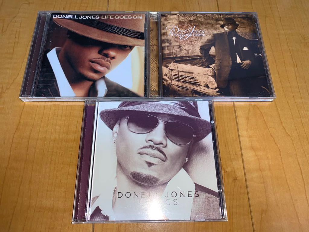 【目立った傷や汚れなし】【即決送料込み】donell Jones アルバム3枚セット ドネル・ジョーンズ Life Goes On 